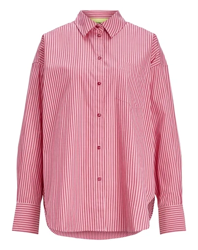 JJXX - Jamie Relaxed Poplin Skjorte - Cerise